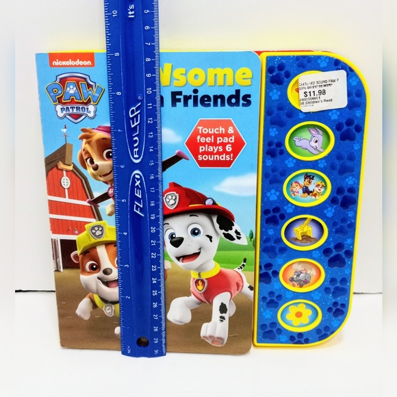 PAW patrol "Pawsome Farm Friends" Interactive Board Book - Picture 8 of 9
